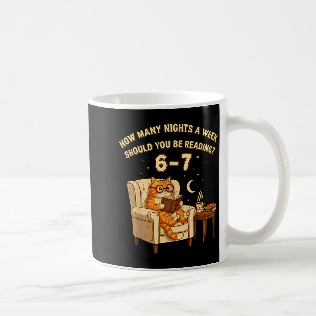 Funny 67 Meme Reading School Librarian Teacher Bra Coffee Mug (Right)