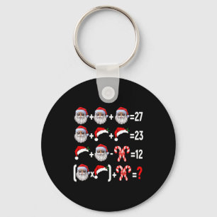 Funny 67 Meme Santa Christmas Tree Math Teacher Xm Key Ring
