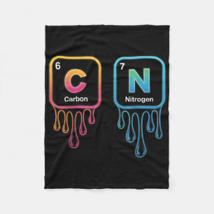 Funny 67 Meme Science Chemistry Nerd Humor Periodi Fleece Blanket