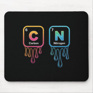 Funny 67 Meme Science Chemistry Nerd Humor Periodi Mouse Pad