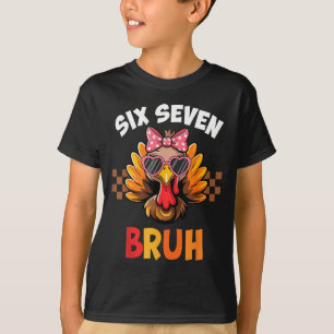 Funny 67 Meme Six Seven Bruh Aesthetic T-Shirt