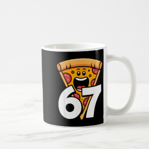 Funny 67 Meme Six Seven Humor Food Zza  Coffee Mug