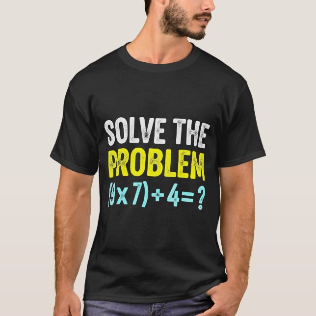Funny 67 Meme Six Seven Math Teacher Brain-rot Jok T-Shirt (Front)