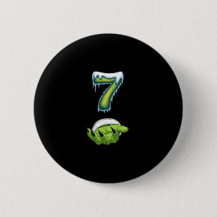 Funny 67 Meme Six Seven Scary Monster Hands Christ 6 Cm Round Badge