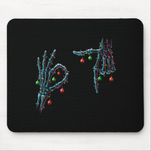 Funny 67 Meme Skeleton 67 Christmas Holiday Women  Mouse Pad