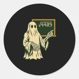 Funny 67 Meme Square Root 4489 Slang Math Teacher Classic Round Sticker