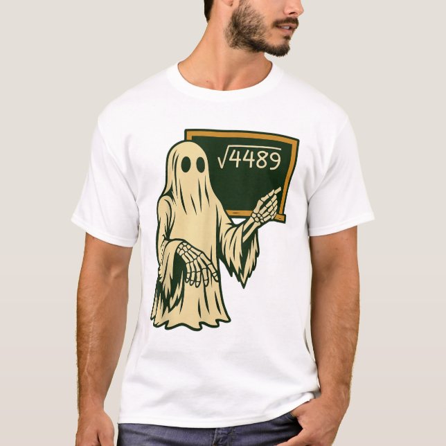 Funny 67 Meme Square Root 4489 Slang Math Teacher  T-Shirt (Front)