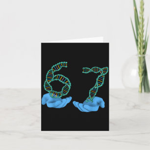 Funny 67 Number Meme Dna Replication Molecular Sci Card