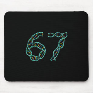 Funny 67 Number Meme Dna Replication Molecular Sci Mouse Pad