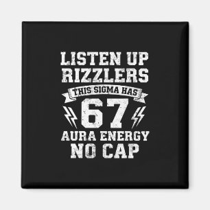 Funny 67 Shirt Meme Six Seven  Magnet