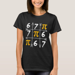Funny 67 six seven day 3.14 math meme number humor T-Shirt