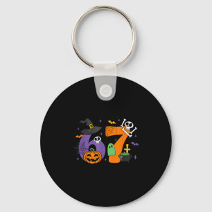 Funny 67 Six Seven Halloween Meme Gen Alpha Key Ring