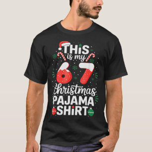 Funny 67 Six Seven Meme Brainrot Cringe Christmas T-Shirt