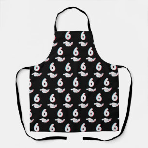 Funny 67 Six Seven Meme Couple Matching Apron
