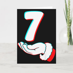 Funny 67 Six Seven Meme Couple Matching Christmas  Card