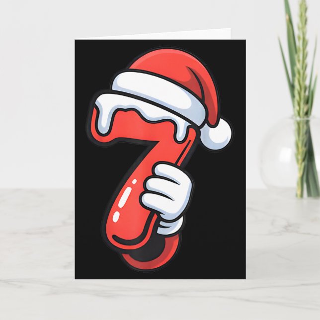 Funny 67 Six Seven Meme Couple Matching Christmas  Card (Front)