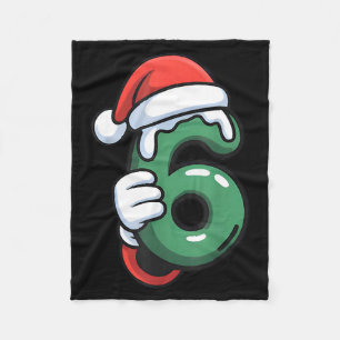 Funny 67 Six Seven Meme Couple Matching Christmas Fleece Blanket