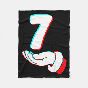 Funny 67 Six Seven Meme Couple Matching Christmas Fleece Blanket