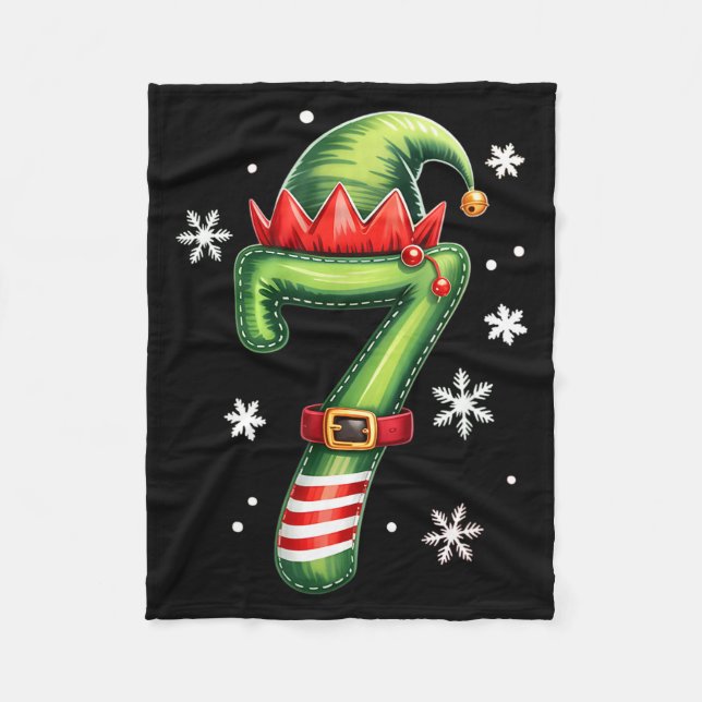 Funny 67 Six Seven Meme Couple Matching Christmas  Fleece Blanket (Front)