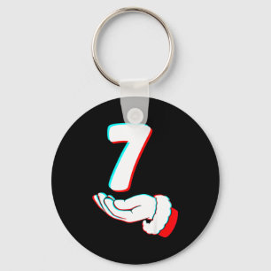 Funny 67 Six Seven Meme Couple Matching Christmas Key Ring