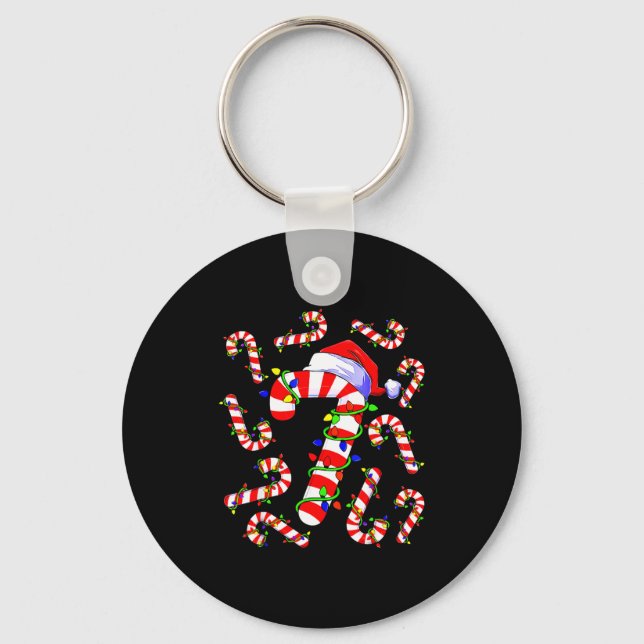 Funny 67 Six Seven Meme Couple Matching Christmas  Key Ring (Front)