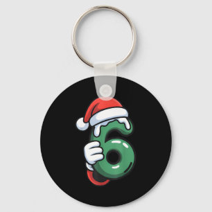 Funny 67 Six Seven Meme Couple Matching Christmas Key Ring