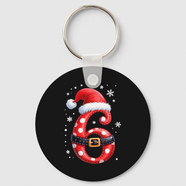 Funny 67 Six Seven Meme Couple Matching Christmas  Key Ring (Front)