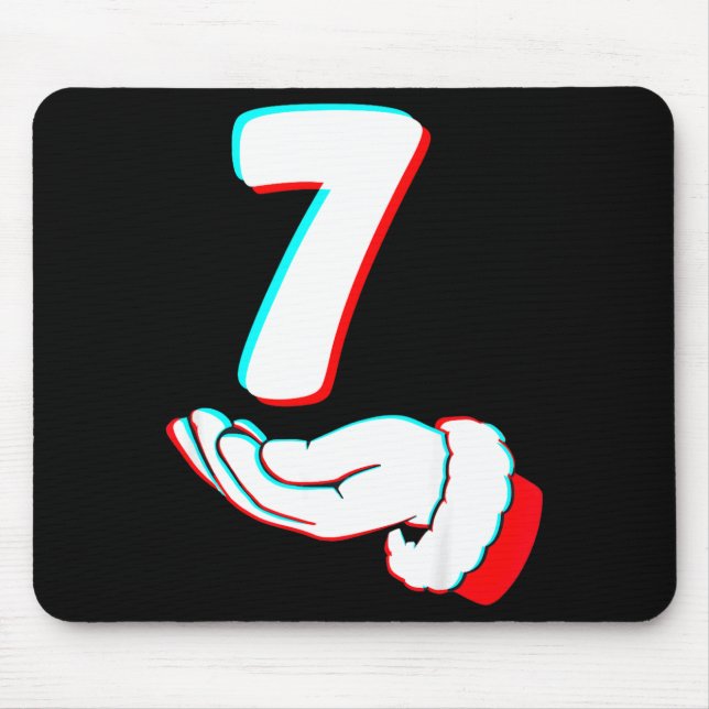 Funny 67 Six Seven Meme Couple Matching Christmas  Mouse Pad (Front)