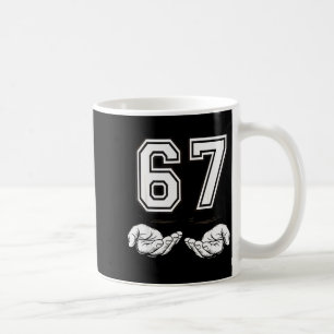 Funny 67 Six Seven Meme Couple Matching Costume  Coffee Mug