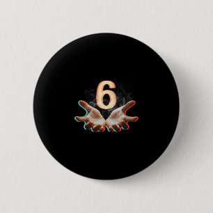 Funny 67 Six Seven Meme Couple Matching Halloween  6 Cm Round Badge