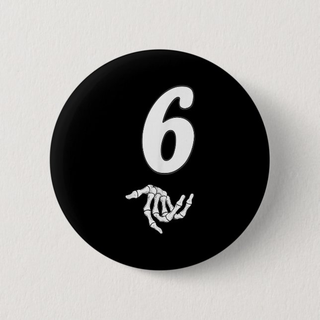 Funny 67 Six Seven Meme Couple Matching Halloween  6 Cm Round Badge (Front)