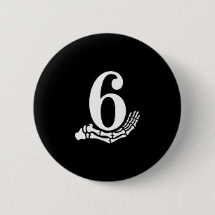 Funny 67 Six Seven Meme Couple Matching Halloween  6 Cm Round Badge