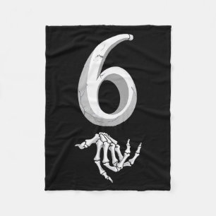 Funny 67 Six Seven Meme Couple Matching Halloween  Fleece Blanket