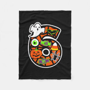 Funny 67 Six Seven Meme Couple Matching Halloween  Fleece Blanket