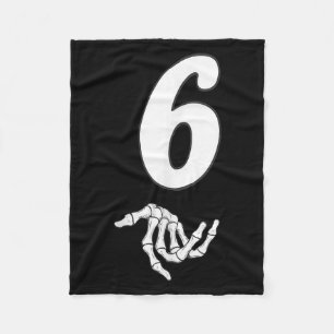 Funny 67 Six Seven Meme Couple Matching Halloween Fleece Blanket