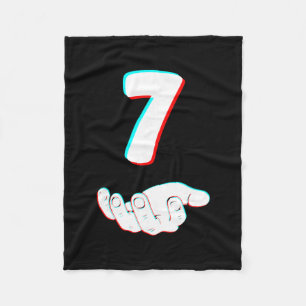 Funny 67 Six Seven Meme Couple Matching Halloween  Fleece Blanket