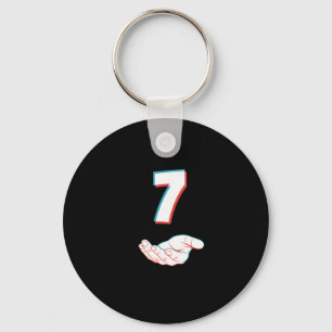 Funny 67 Six Seven Meme Couple Matching Halloween  Key Ring
