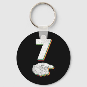 Funny 67 Six Seven Meme Couple Matching Halloween  Key Ring