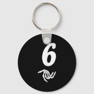 Funny 67 Six Seven Meme Couple Matching Halloween  Key Ring