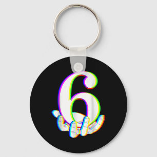 Funny 67 Six Seven Meme Couple Matching Halloween Key Ring