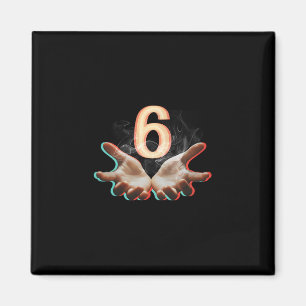 Funny 67 Six Seven Meme Couple Matching Halloween  Magnet
