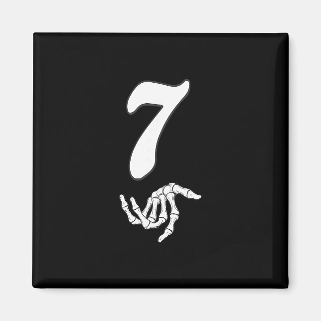 Funny 67 Six Seven Meme Couple Matching Halloween  Magnet (Front)