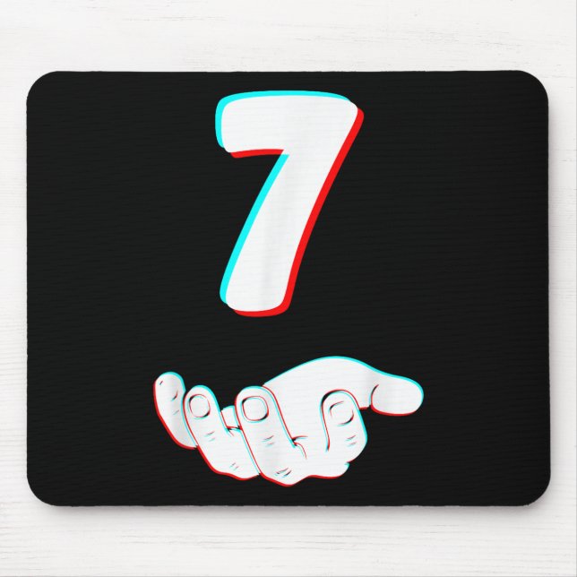 Funny 67 Six Seven Meme Couple Matching Halloween  Mouse Pad (Front)