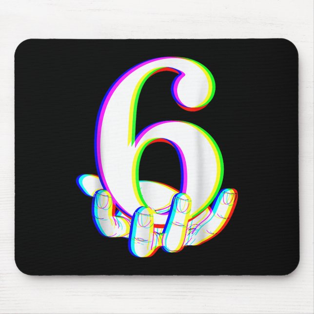 Funny 67 Six Seven Meme Couple Matching Halloween  Mouse Pad (Front)