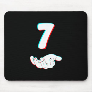 Funny 67 Six Seven Meme Couple Matching Halloween Mouse Pad