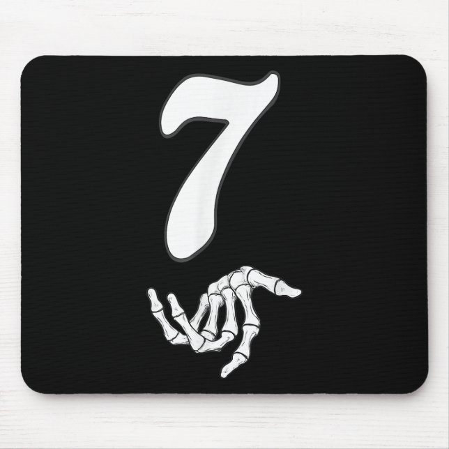 Funny 67 Six Seven Meme Couple Matching Halloween  Mouse Pad (Front)