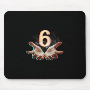 Funny 67 Six Seven Meme Couple Matching Halloween  Mouse Pad