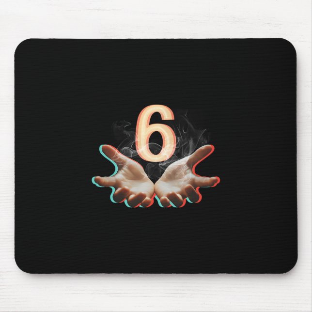 Funny 67 Six Seven Meme Couple Matching Halloween  Mouse Pad (Front)