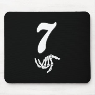 Funny 67 Six Seven Meme Couple Matching Halloween Mouse Pad