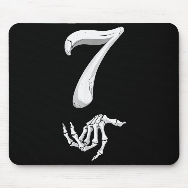 Funny 67 Six Seven Meme Couple Matching Halloween  Mouse Pad (Front)